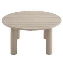 Load image into Gallery viewer, Nautica Outdoor Patio 60&quot; Round Aluminum Dining Table by Modway
