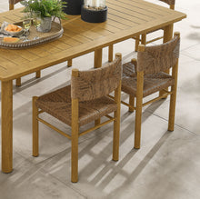 Load image into Gallery viewer, Parkland Outdoor Patio Rattan and Aluminum Dining Side Chairs Set of 2 by Modway
