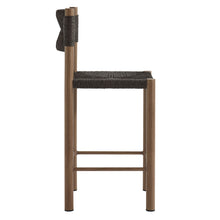 Load image into Gallery viewer, Parkland Outdoor Patio Rattan and Aluminum Counter Stools Set of 2 by Modway
