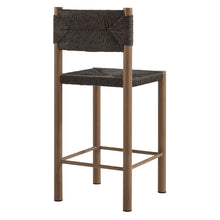 Load image into Gallery viewer, Parkland Outdoor Patio Rattan and Aluminum Counter Stools Set of 2 by Modway

