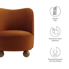 Load image into Gallery viewer, Monroe Performance Velvet Accent Chair by Modway
