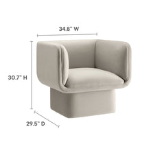 Load image into Gallery viewer, Tate Performance Velvet Accent Chair by Modway
