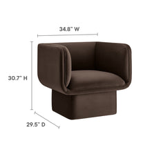 Load image into Gallery viewer, Tate Performance Velvet Accent Chair by Modway

