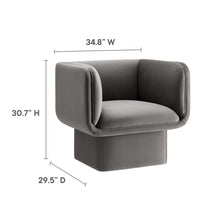 Load image into Gallery viewer, Tate Performance Velvet Accent Chair by Modway

