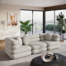 Load image into Gallery viewer, Jubilee 3-Piece Modular Performance Velvet Sectional Sofa by Modway
