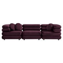 Load image into Gallery viewer, Jubilee 3-Piece Modular Performance Velvet Sectional Sofa by Modway
