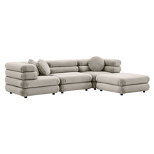 Load image into Gallery viewer, Jubilee 4-Piece Modular Performance Velvet Sectional Sofa by Modway
