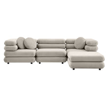 Load image into Gallery viewer, Jubilee 4-Piece Modular Performance Velvet Sectional Sofa by Modway
