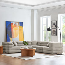 Load image into Gallery viewer, Jubilee 5-Piece Modular Performance Velvet Sectional Sofa by Modway
