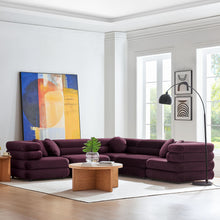 Load image into Gallery viewer, Jubilee 5-Piece Modular Performance Velvet Sectional Sofa by Modway

