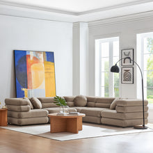 Load image into Gallery viewer, Jubilee 5-Piece Modular Performance Velvet Sectional Sofa by Modway

