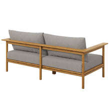 Load image into Gallery viewer, Wren Outdoor Patio Teak Wood Sofa by Modway
