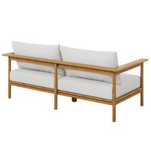 Load image into Gallery viewer, Wren Outdoor Patio Teak Wood Sofa by Modway
