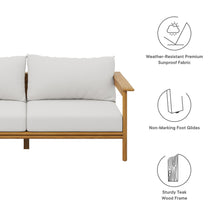 Load image into Gallery viewer, Wren Outdoor Patio Teak Wood Sofa by Modway
