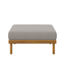 Load image into Gallery viewer, Wren Outdoor Patio Teak Wood Ottoman by Modway

