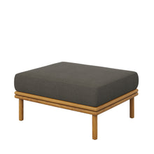 Load image into Gallery viewer, Wren Outdoor Patio Teak Wood Ottoman by Modway
