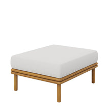 Load image into Gallery viewer, Wren Outdoor Patio Teak Wood Armchair and Ottoman Set by Modway
