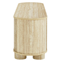 Load image into Gallery viewer, Overture 63Ó Oval Faux Travertine TV Stand by Modway
