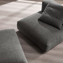 Load image into Gallery viewer, Solace Modular Upholstered Fabric Armless Chair and Ottoman Set by Modway
