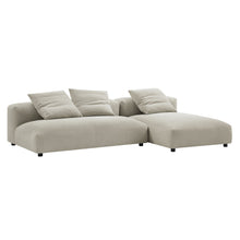 Load image into Gallery viewer, Solace 2-Piece Modular Upholstered Fabric Sectional Sofa With Chaise by Modway
