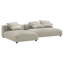 Load image into Gallery viewer, Solace 2-Piece Modular Upholstered Fabric Sectional Sofa With Chaise by Modway
