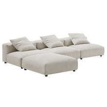 Load image into Gallery viewer, Solace 4-Piece Modular Corduroy Upholstered Sectional Sofa by Modway
