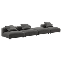 Load image into Gallery viewer, Solace 4-Piece Modular Upholstered Fabric Sectional Sofa by Modway
