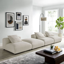 Load image into Gallery viewer, Solace 4-Piece Modular Upholstered Fabric Sectional Sofa by Modway
