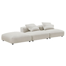 Load image into Gallery viewer, Solace 3-Piece Modular Corduroy Upholstered Sectional Sofa by Modway
