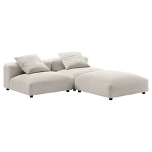 Load image into Gallery viewer, Solace 3-Piece Modular Upholstered Fabric Sectional Sofa by Modway
