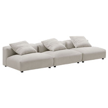 Load image into Gallery viewer, Solace 3-Piece Modular Corduroy Upholstered Sofa by Modway
