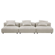 Load image into Gallery viewer, Solace 3-Piece Modular Corduroy Upholstered Sofa by Modway
