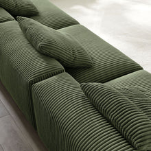 Load image into Gallery viewer, Solace 3-Piece Modular Corduroy Upholstered Sofa by Modway
