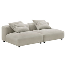 Load image into Gallery viewer, Solace 2-Piece Modular Upholstered Fabric Sofa by Modway

