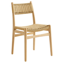 Load image into Gallery viewer, Wynn Rope and Wood Dining Side Chairs Set of 2 by Modway
