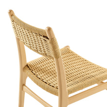Load image into Gallery viewer, Wynn Rope and Wood Dining Side Chairs Set of 2 by Modway
