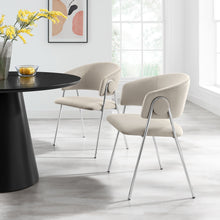 Load image into Gallery viewer, Nella Upholstered Performance Velvet Dining Chair Set of 2 by Modway
