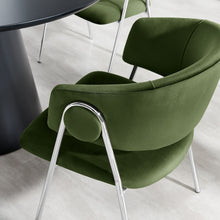 Load image into Gallery viewer, Nella Upholstered Performance Velvet Dining Chair Set of 2 by Modway
