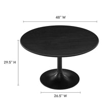 Load image into Gallery viewer, Lippa 48&quot; Round Solid Wood Dining Table by Modway
