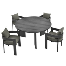 Load image into Gallery viewer, Tahoe 5-Piece Outdoor Patio Aluminum Dining Set by Modway
