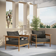Load image into Gallery viewer, Wren Outdoor Patio Teak Wood Armchair Set of 2 by Modway
