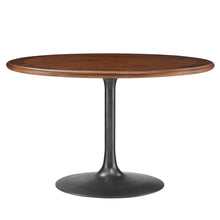 Load image into Gallery viewer, Lippa 48&quot; Round Pedestal Solid Wood and Metal Dining Table by Modway
