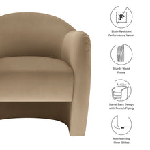 Load image into Gallery viewer, Compose Performance Velvet Accent Chair by Modway
