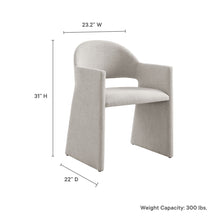Load image into Gallery viewer, Talia Upholstered Fabric Dining Armchair by Modway
