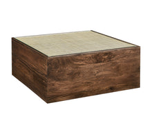 Load image into Gallery viewer, Truett Square Wood Rattan Coffee Table by Modway
