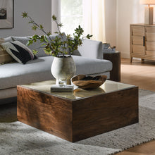 Load image into Gallery viewer, Truett Square Wood Rattan Coffee Table by Modway
