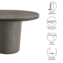 Load image into Gallery viewer, Brion 48&quot; Indoor - Outdoor Patio Concrete Round Dining Table by Modway
