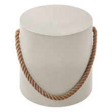 Load image into Gallery viewer, Isera Indoor - Outdoor Patio Rope Concrete Side Table Stool by Modway
