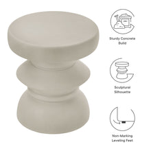 Load image into Gallery viewer, Terza Indoor - Outdoor Patio Concrete Side Table by Modway
