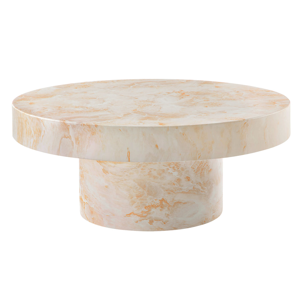 Alora Indoor - Outdoor Patio Concrete Round Coffee Table by Modway